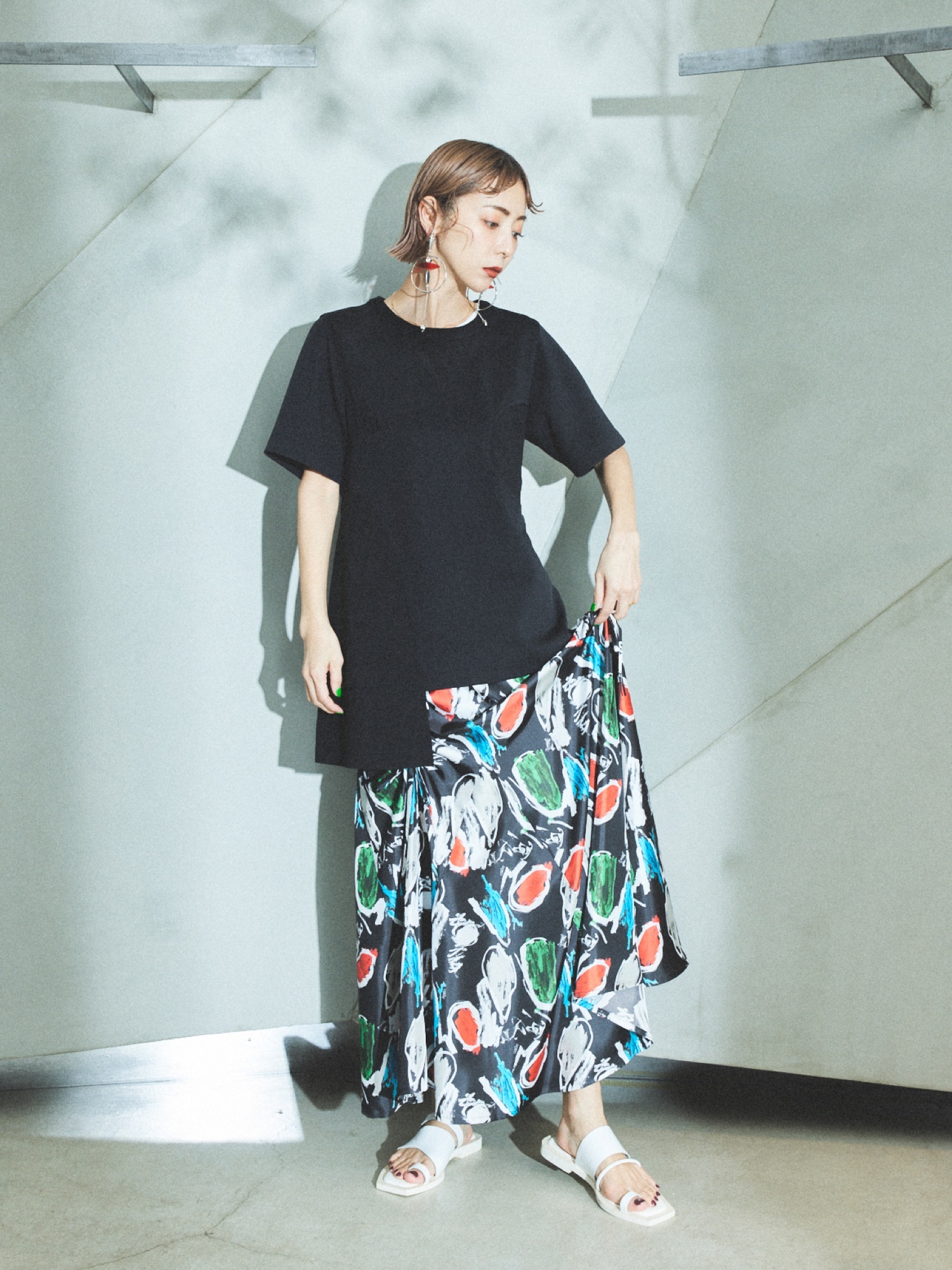 UN3D.（アンスリード）の「アニマルペイントスカート（スカート）」 - WEAR