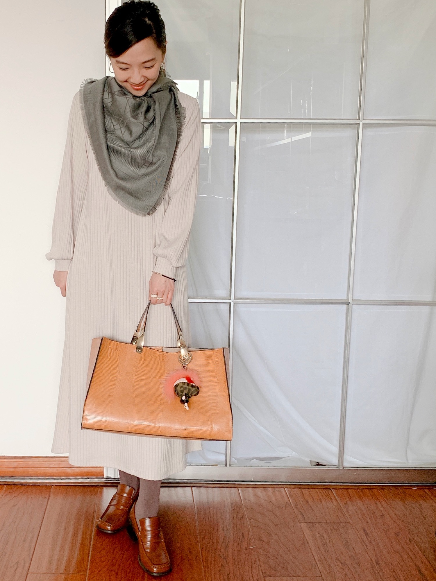 kkamo｜Christian Diorのマフラーを使ったコーディネート - WEAR