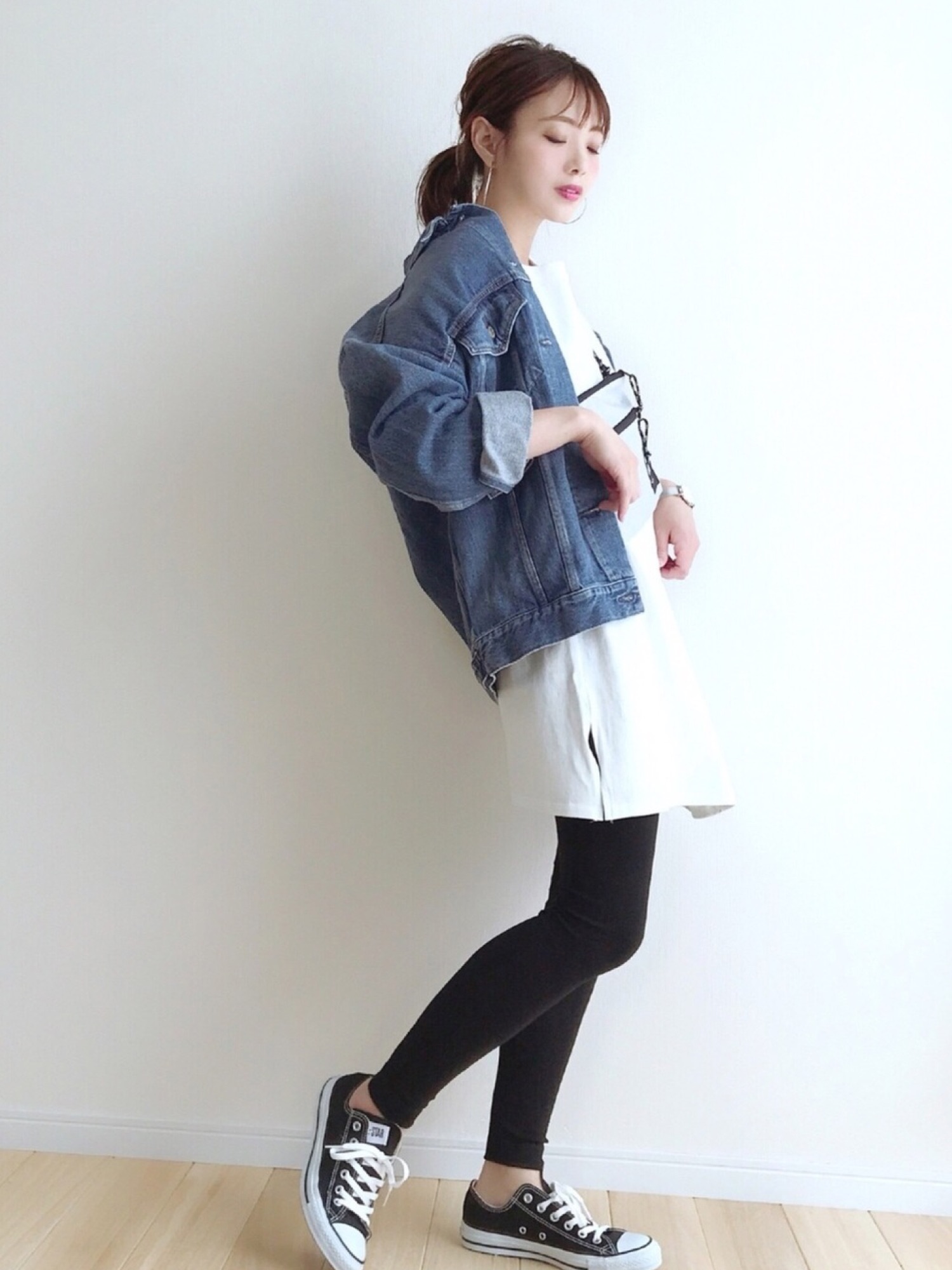 IENA（イエナ）の「ルーズデニムブルゾン◇（デニムジャケット