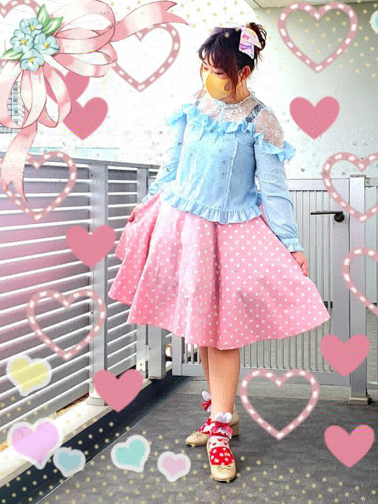 Angelic Prettyのスカート（ピンク系）を使った人気ファッション