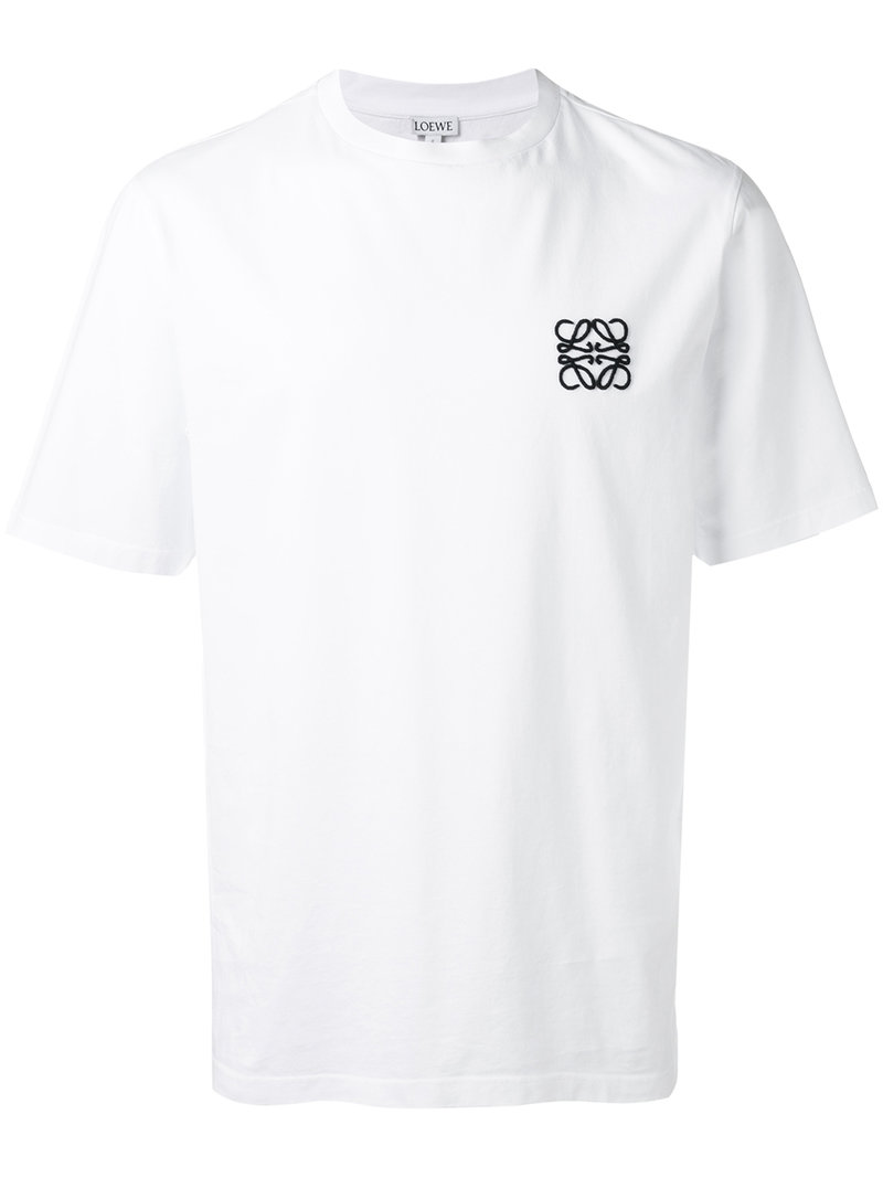 LOEWE（ロエベ）の「Loewe - ロゴ刺繍 Tシャツ - men - コットン 