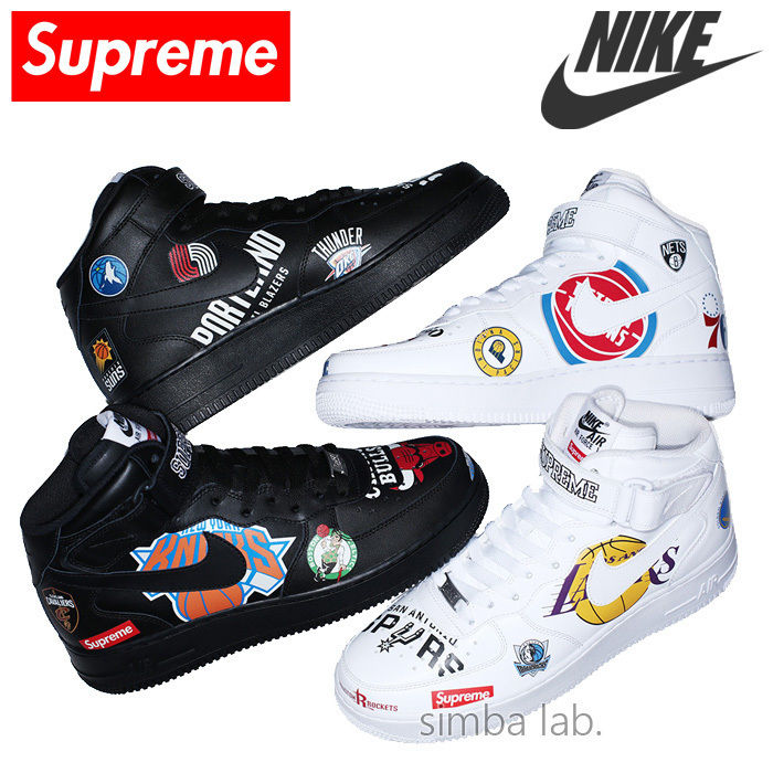 靴/シューズSupreme Nike NBA Teams AirForce 1