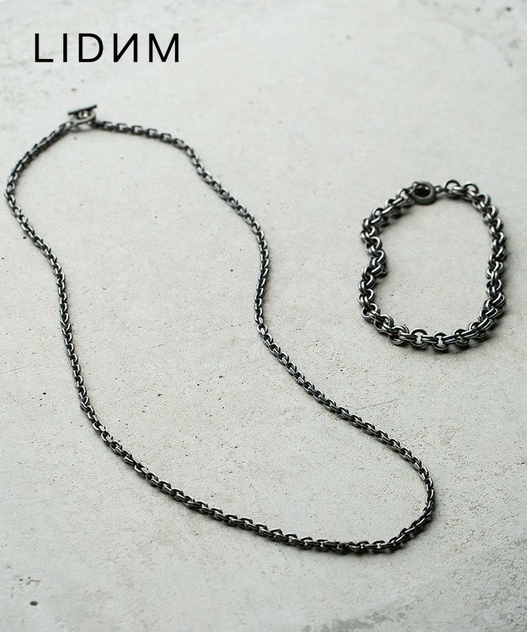 LIDNM COMBINATION CHAIN NECKLACE - ネックレス