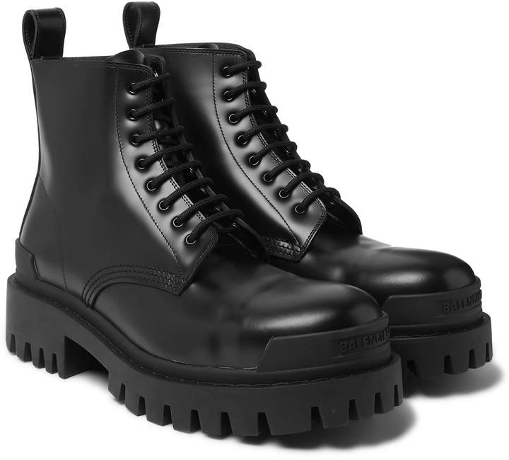 BALENCIAGA（バレンシアガ）の「Balenciaga Strike Leather Boots 
