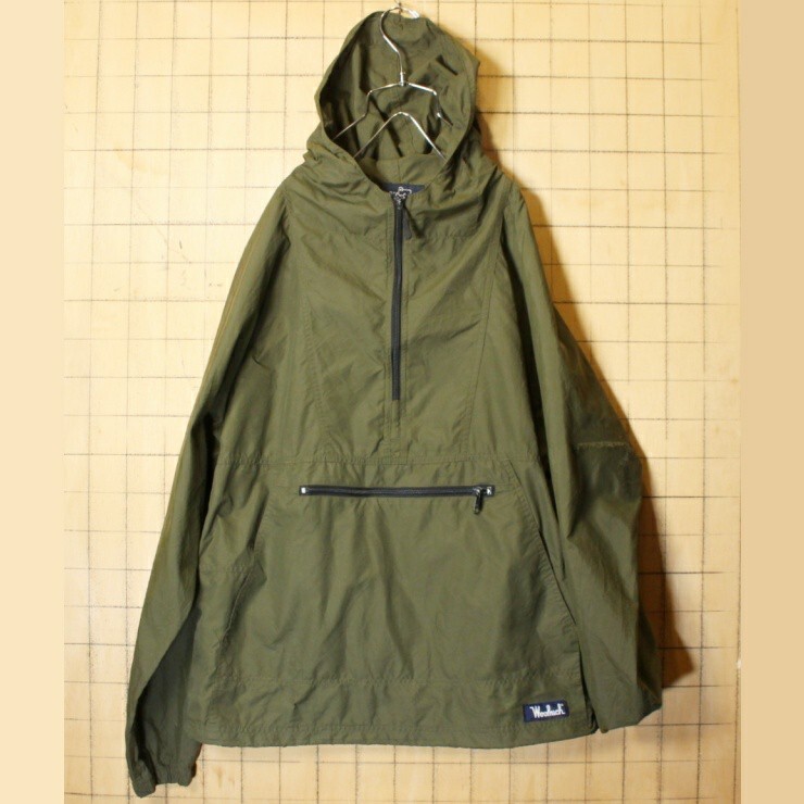 70s 80s USA Woolrich ウールリッチ アノラックパーカー ナイロン
