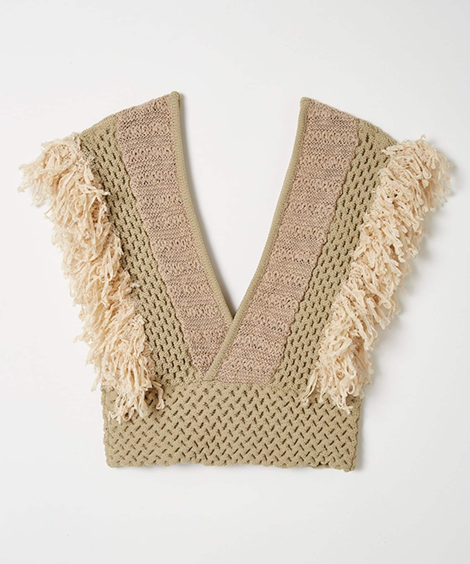 leinwande /patchwork turtle knit27,000-ニット/セーター