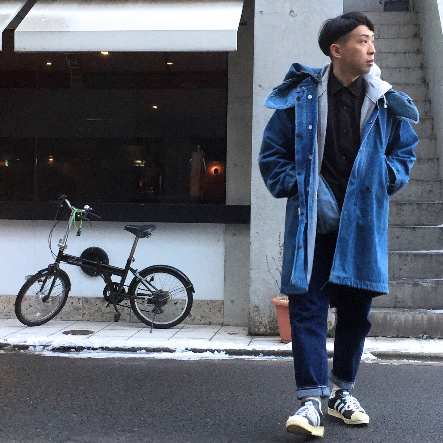 bukht（ブフト）の「bukht*WISM ノーカラーブルゾン（ブルゾン）」 - WEAR
