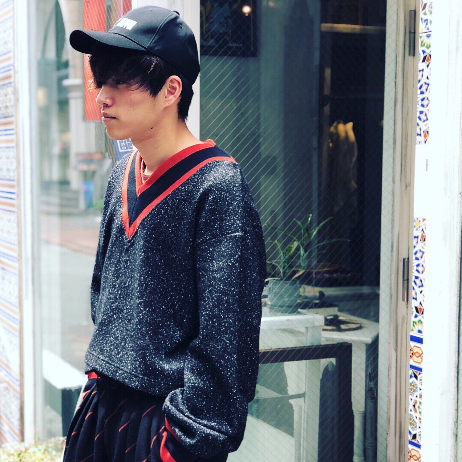 SHAREEF（シャリーフ）の「NEP WOOL SHORT PULL OVER（Tシャツ 