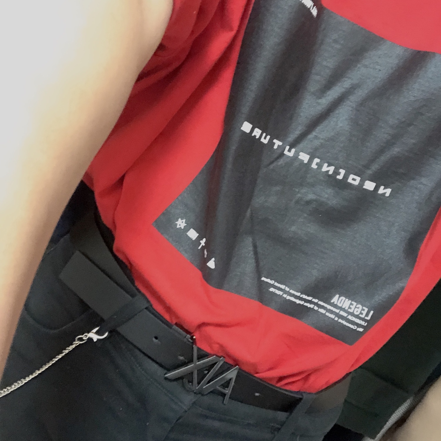 FR2（エフアールツー）の「”Smoking kills” ナイロンロング丈フード 