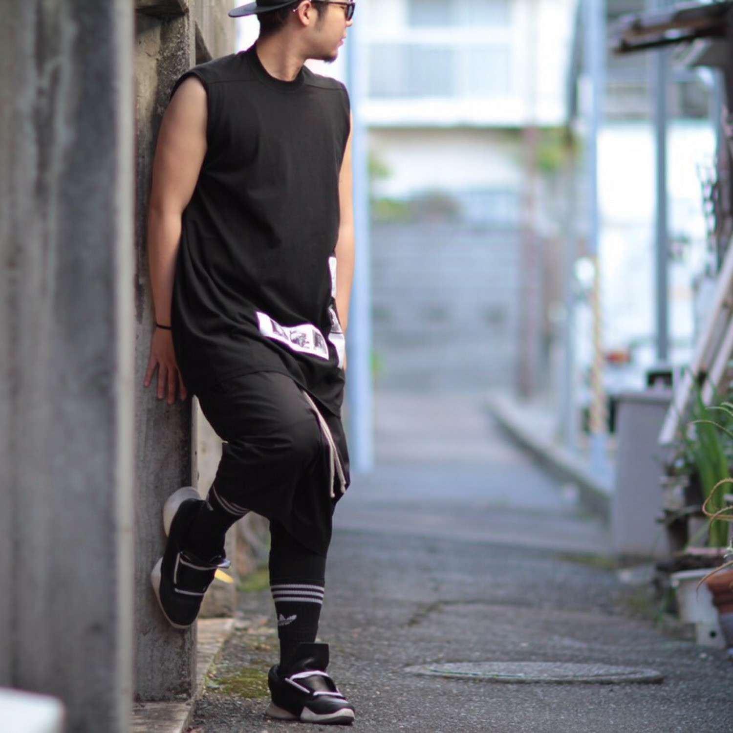 パンツ Rick Owens DRAWSTRING ASTAIRE Rick Owens 17FW DRAWSTRING ASTAIRES LONG