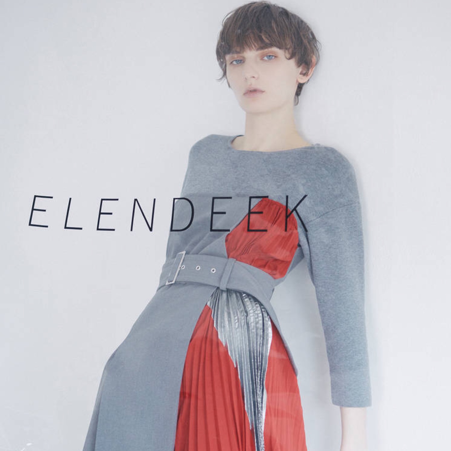 ELENDEEK（エレンディーク）の「ヤクラクーンVネックニット（ニット