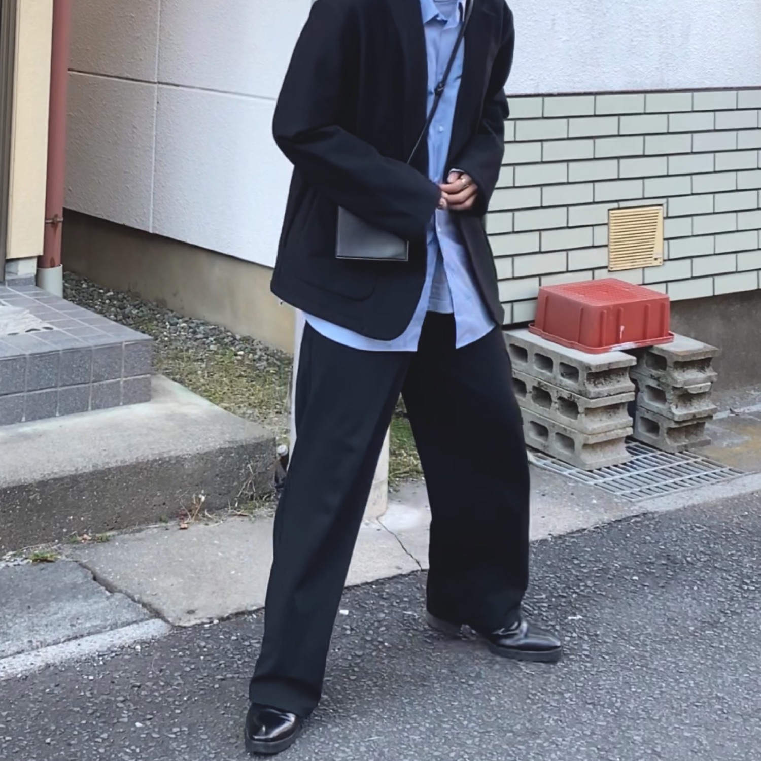 Chikashitsu +（チカシツプラス）の「【Chikashitsu +】stripe tuck