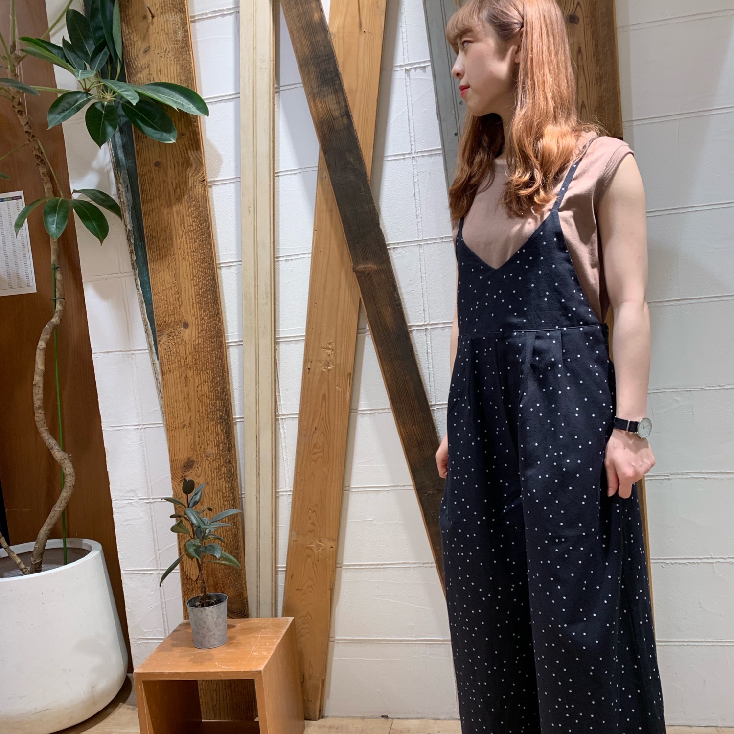 Samansa Mos2 blue（サマンサモスモスブルー）の「コーデュロイ