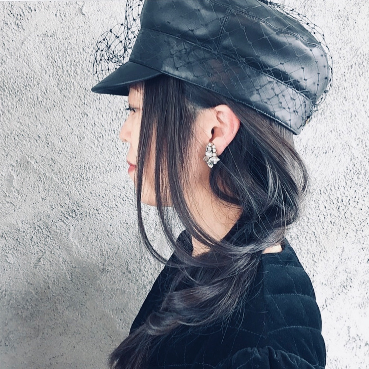 新品CABaNキャバンコットンカシミアチェックジャケット caban（キャバン）の「□コットンカシミヤ ギンガムチェックジャ
