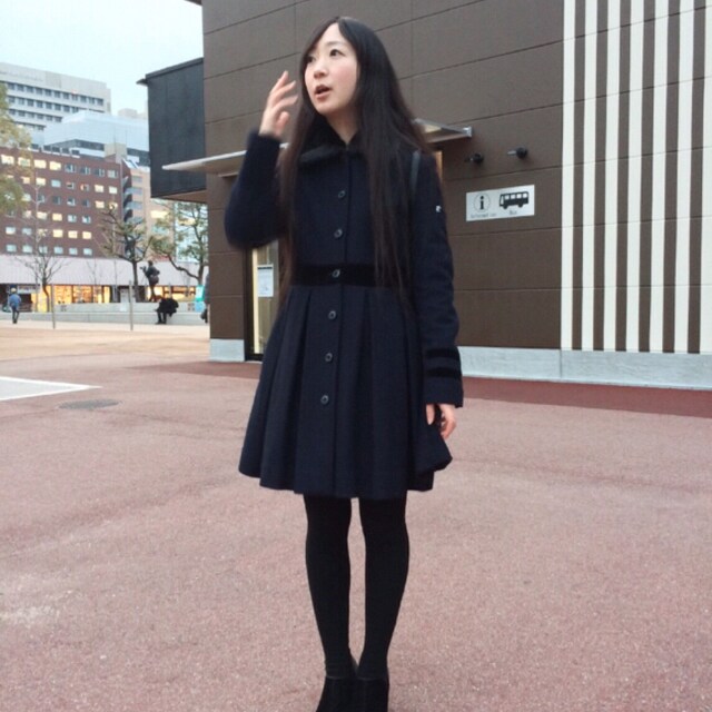 LOVELESS（ラブレス）の「【LOVELESS】WOMENS ネイビーウールドレス