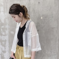 JEANASIS（ジーナシス）の「シンセティックレザーBIGフーディ【YOGA