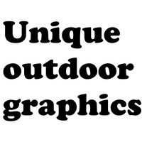 Unique outdoor graphics