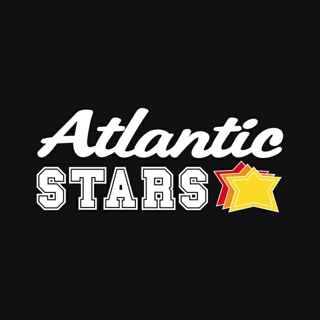 『Atlantic STARS』アニマル柄 ロゴ Atlantic Stars レッド スニーカー メンズ